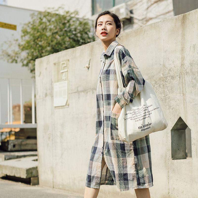 buddha-trends-dress-green-one-size-casual-plaid-linen-shirt-dress-13699751837761.jpg